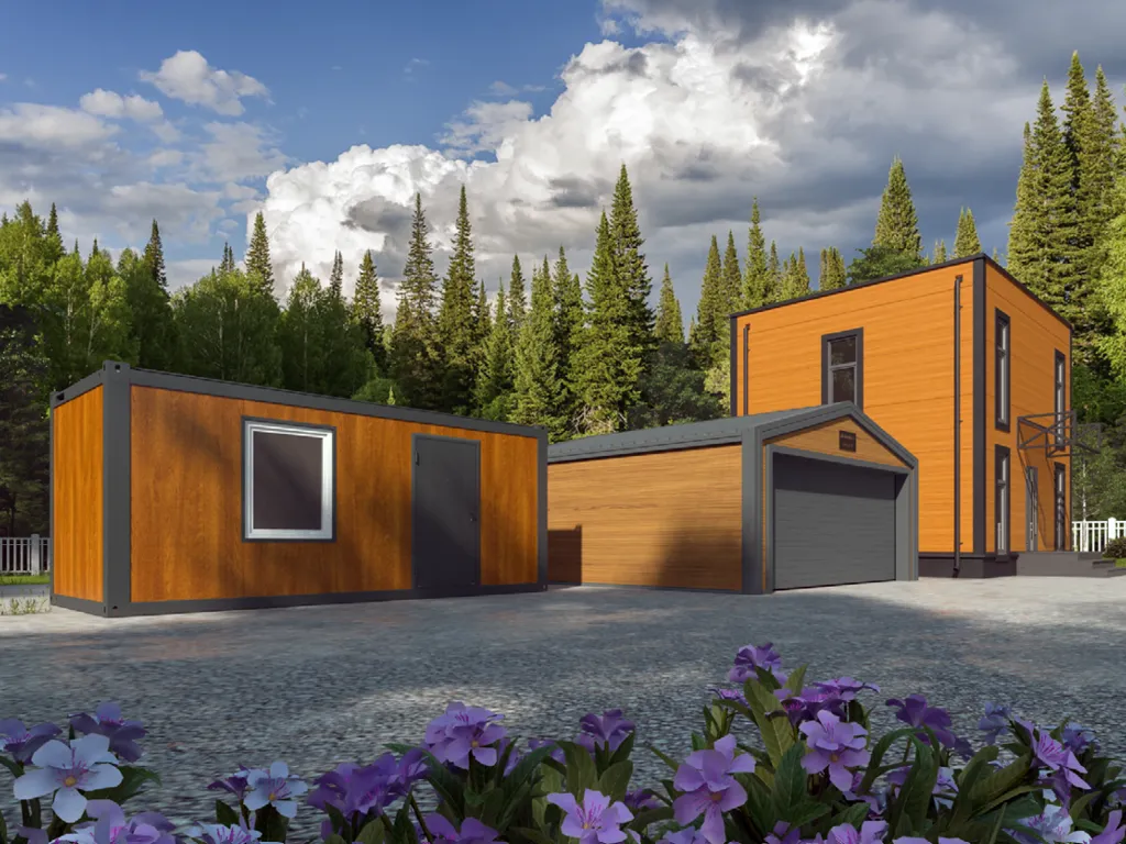 Хозблок Household 15 — вид сбоку